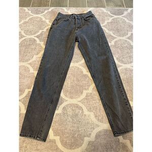 Bdg mom denim jean size 25 charcoal wash